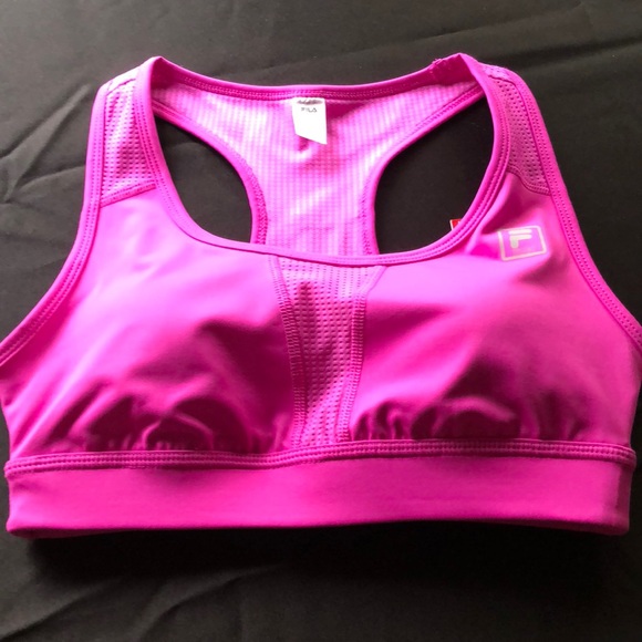 Fila Other - Fila Medium Support Hot Pink Sports Bra w/Medium Support.  Size Small  NWT